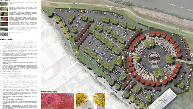 Proposed design of the car park redevelopment at Inveresk. Picture: SUPPLIED