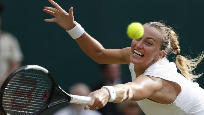 Czech Republic's Petra Kvitova has endured a tough return to world tennis following the home invasion three years ago. Picture: AP