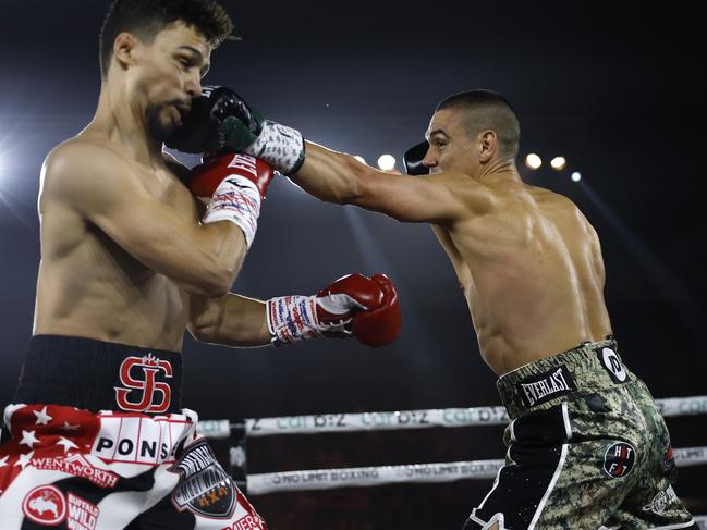 Tszyu bounced back with a win over Joey Spencer. Picture: Darrian Traynor/Getty Images