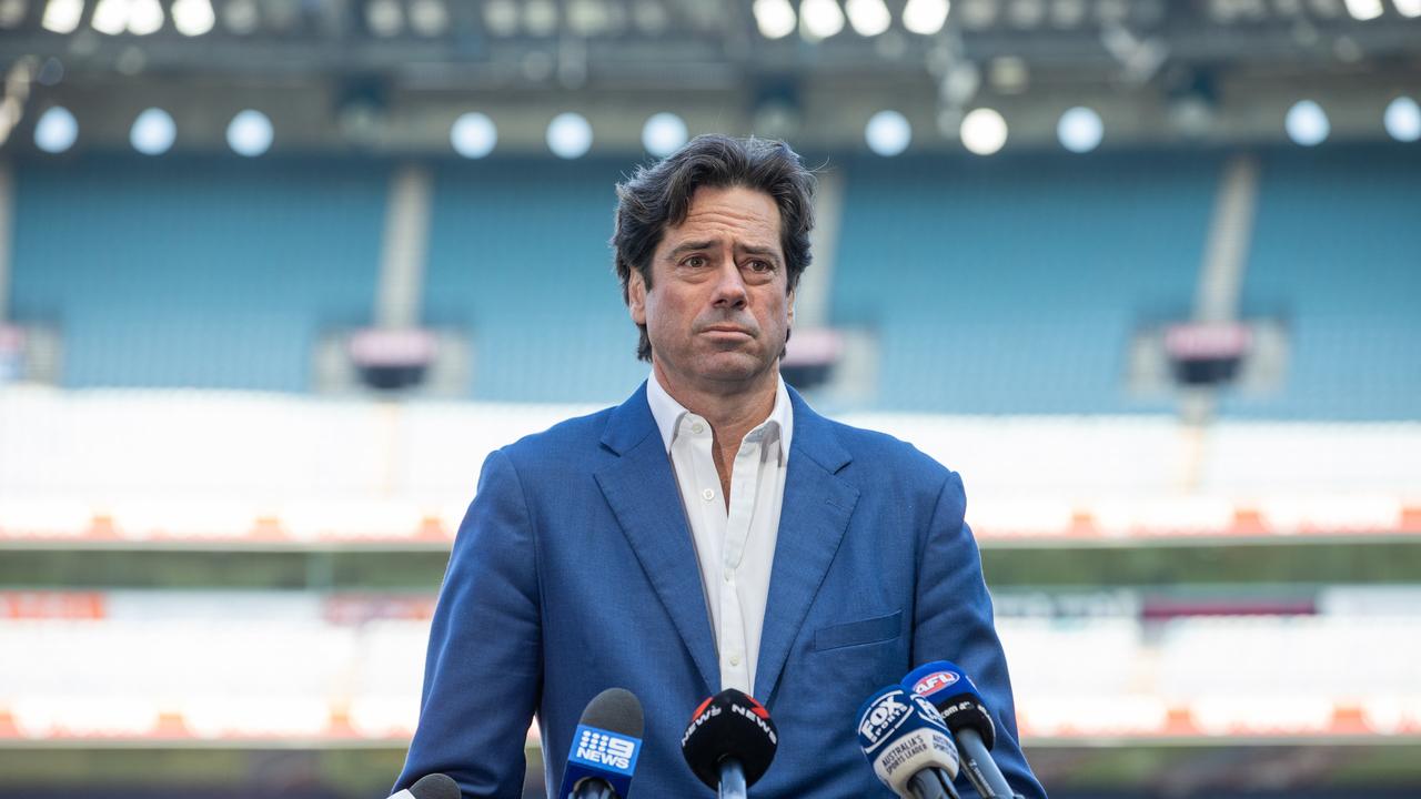 The AFL’s move drew heavy backlash.Picture: Jason Edwards