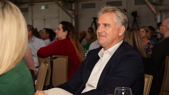 Minister Joel Bowden at the NT News Futures Northern Territory forum 2024. Picture: Pema Tamang Pakhrin