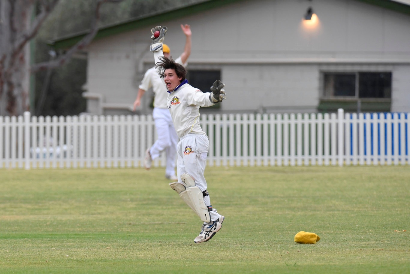 Northern Brothers Diggers keeper Cody Walker unsuccessfully appeals in the match against Lockyer Lightning in round five Harding-Madsen Shield cricket at Rockville Oval, Saturday, October 19, 2019. Picture: Kevin Farmer