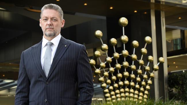 Crown Resorts chief executive Ciaran Carruthers. Picture: Andrew Henshaw