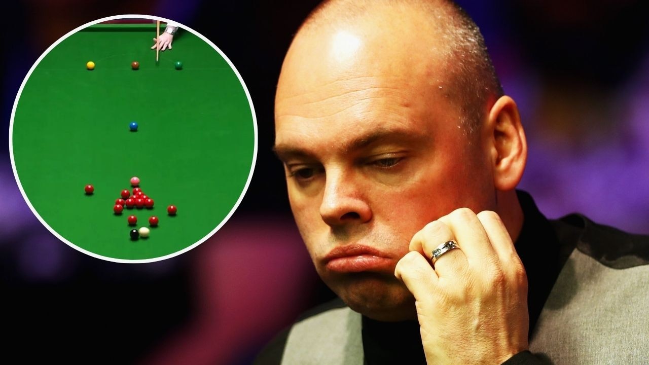 Stuart Bingham potted a black from the break-off. Picture: Supplied