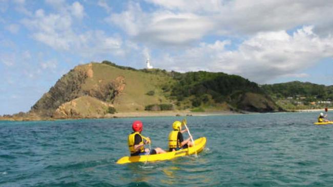 All at sea off Byron Bay.