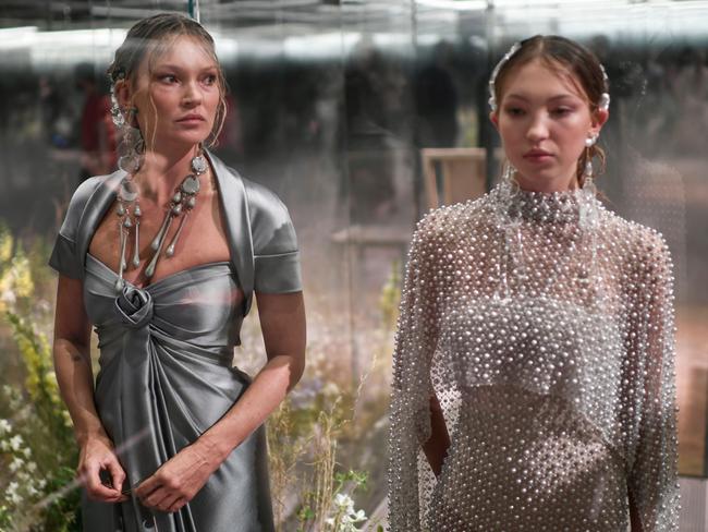 The mum and daughter duo walked together at the Fendi Couture Paris Fashion Week show in January. Picture: Stephane de Sakutin/AFP