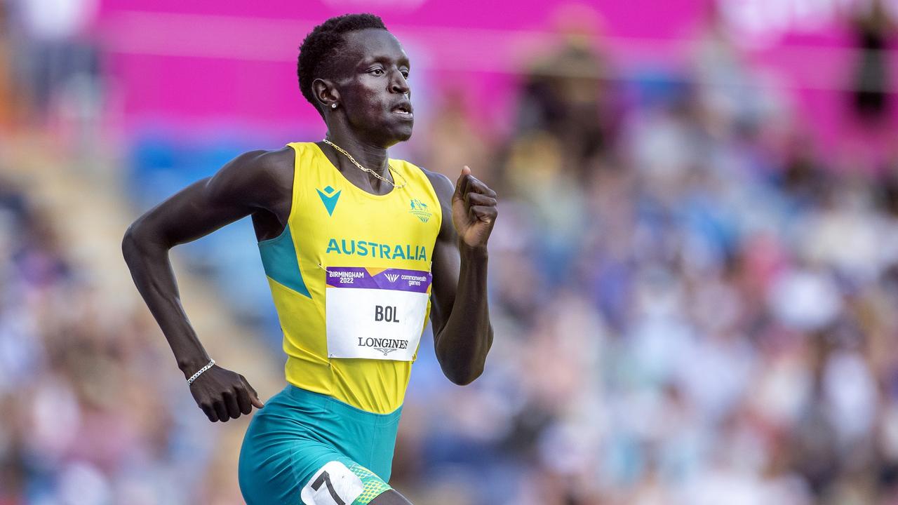 Peter Bol of Australia finished second