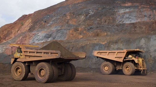 BHP Billiton's mining operations in the Pilbara, Western Australia.