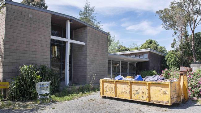 The abandoned Heathmont Anglican Church has long been an eyesore in the town.