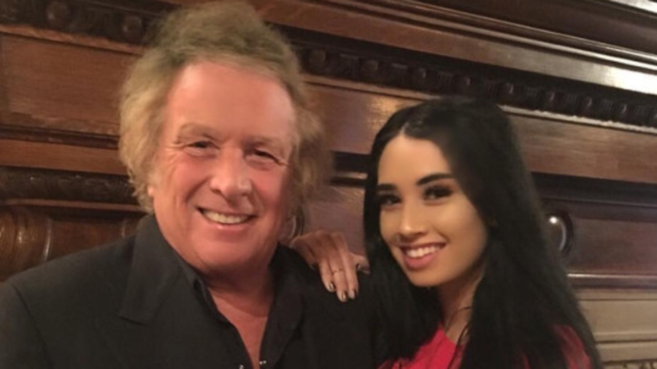 Don McLean and his much younger girlfriend Paris.