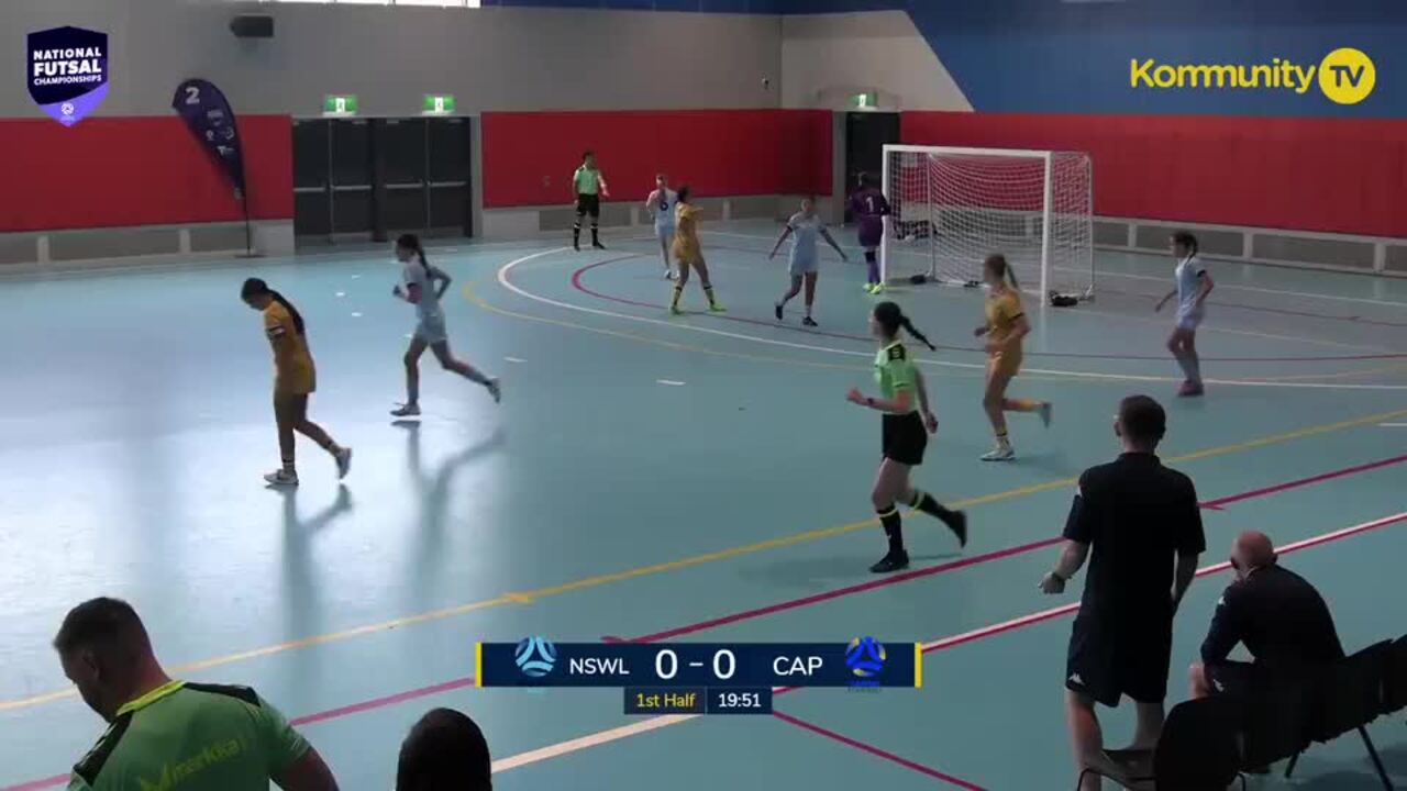 Replay: Football NSW Lightning v Capital Football (U15 Girls) - 2025 National Futsal Championships Day 2