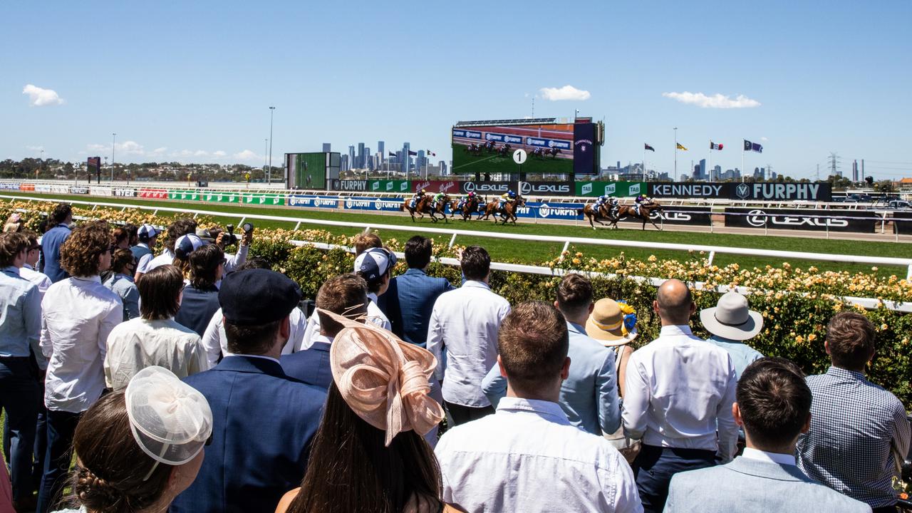 Spectators at Flemington racecourse. Picture: Diego Fedele/Getty Images