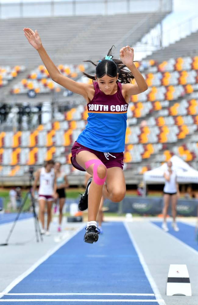 The Queensland All Schools track and field championships at QSAC. Saturday November 2, 2024. Picture, John Gass