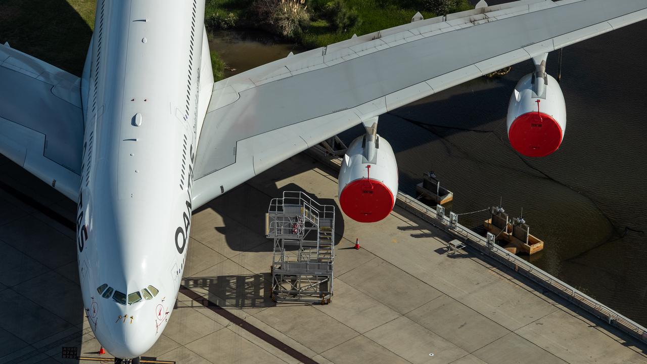 The world’s leading travel body delivered its latest outlook on when international air travel will properly recover, predicting it won’t be at pre-COVID levels until 2024. Picture: Cameron Spencer/Getty Images.