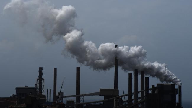 BlueScope’s Port Kembla steelworks. Picture: AAP