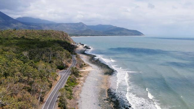 The Captain Cook Highway links Cairns to Port Douglas, passing through Wangetti Beach, where Toyah Cordingley’s body was found in 2018. Picture: Brendan Radke