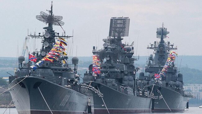 Russian warships are based in the eastern Meditteranean Sea. Picture: TASS.