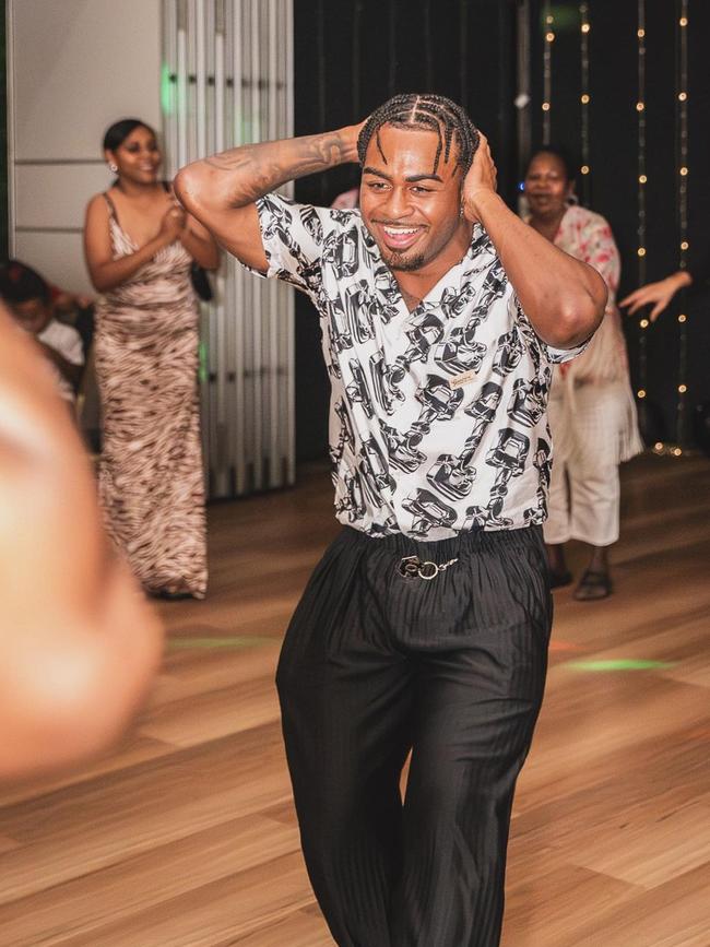 Ezra Mam dancing at his 21st birthday party. Photo: Instagram/@ezra.mam