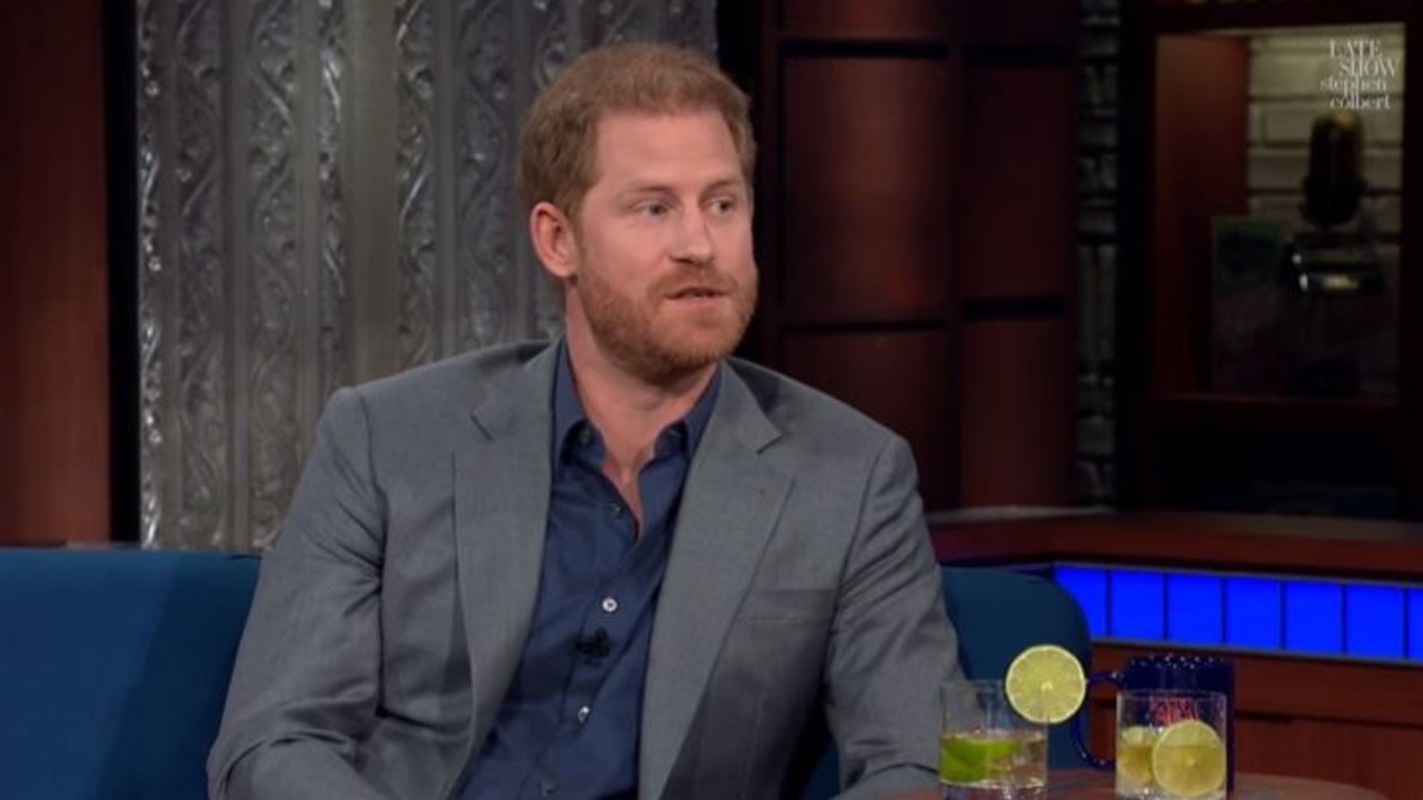 Prince Harry on The Late Show with Stephen Colbert