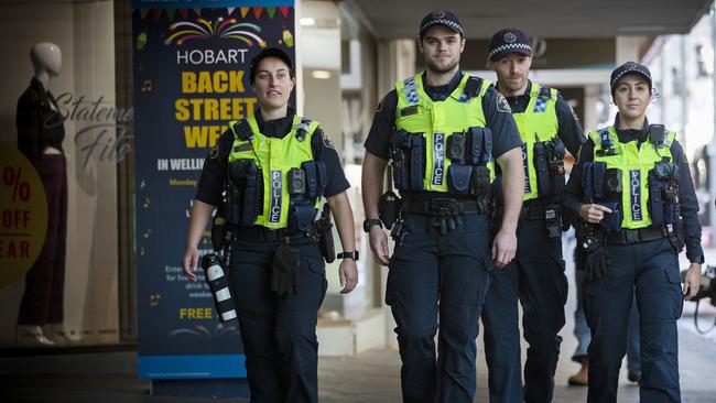 Tasmania Police Constables. File image