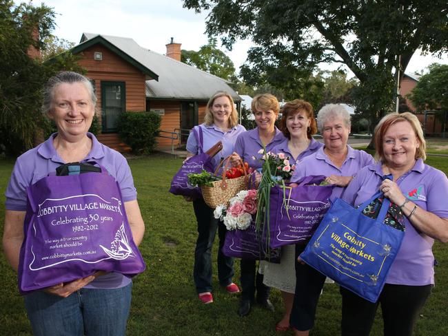 Cobbitty Markets is turning 35 and it's all thanks to a group of dedicated volunteers. President Cobbitty Village Markets Linda Vogelnest, Amanda Parker, Robyn Leech, Leonie Ford, Rita Atkins and Kaija Ojala.