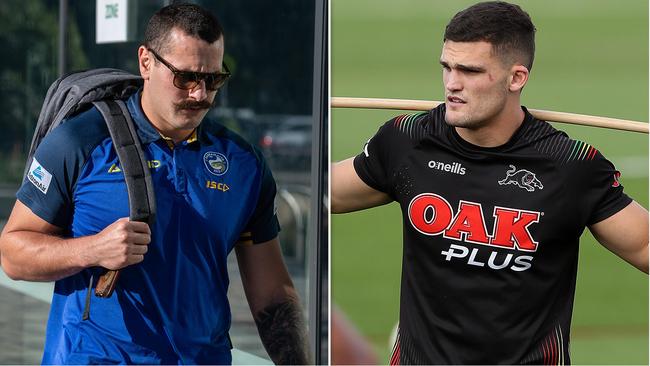 Reagan Campbell-Gillard and Nathan Cleary.