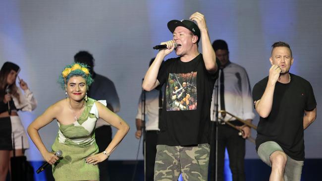 Expect to see all your fave Hilltop Hoods hits on [V]. Picture: Cole Bennetts/Getty Images.