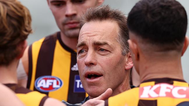 Clarkson finished as Hawthorn coach at the end of the 2021 season. Picture: Michael Klein