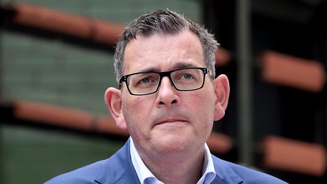 Daniel Andrews’ Labor party could lose up to dozen seats. Picture: David Geraghty