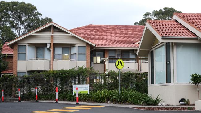 Dorothy Henderson Lodge aged care facility in Sydney. Picture: Gaye Gerard