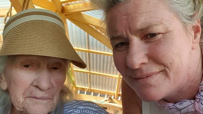 Clare Nowland (l) with her granddaughter, Kylie Paske. Picture: Facebook