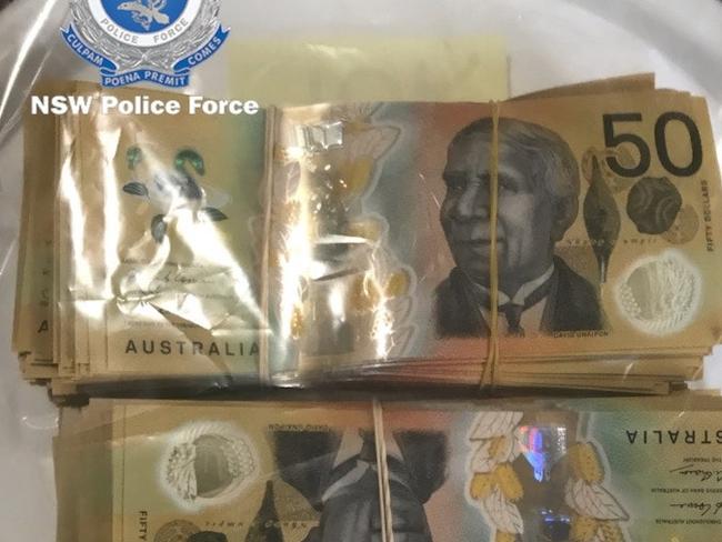 DRUG BUST: Officers from Richmond Police District will alleged they found and seized $20,000 in cash and prohibited drugs when they executed a search warrant in East Lismore on March 24, 2021.