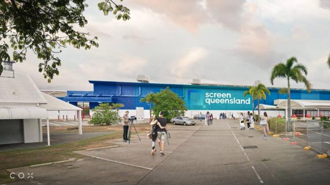 A new Screen Queensland Studios in Cairns is set to meet increased interest in productions in Tropical North Queensland. Picture: Cox Architecture