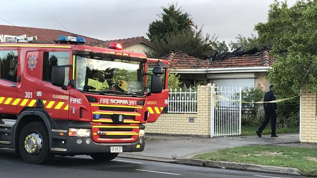 An electrical fault from a hydro cannabis crop is being blamed for destroying a vacant Hillcrest home. Picture: Peter Caldicott/7NEWS Adelaide