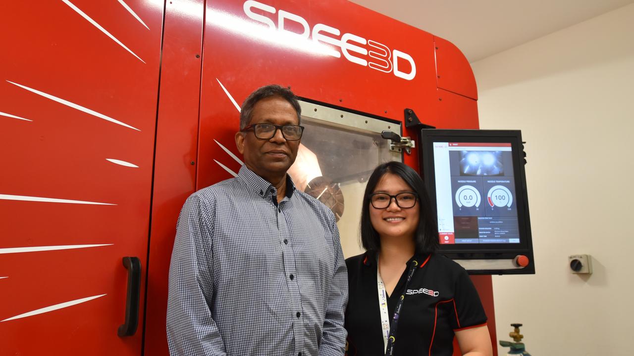 SPEED3D was developed in Darwin, with a dedicated team still operating in the Top End, expanding the technology’s ability. Picture: Harry Brill.