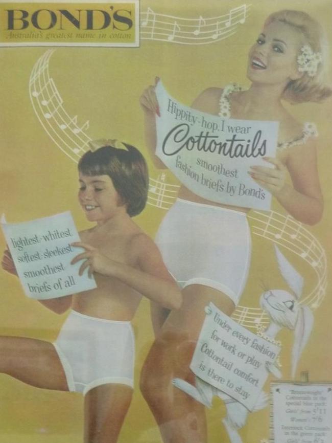 A Bonds advertisement for Cottontails.