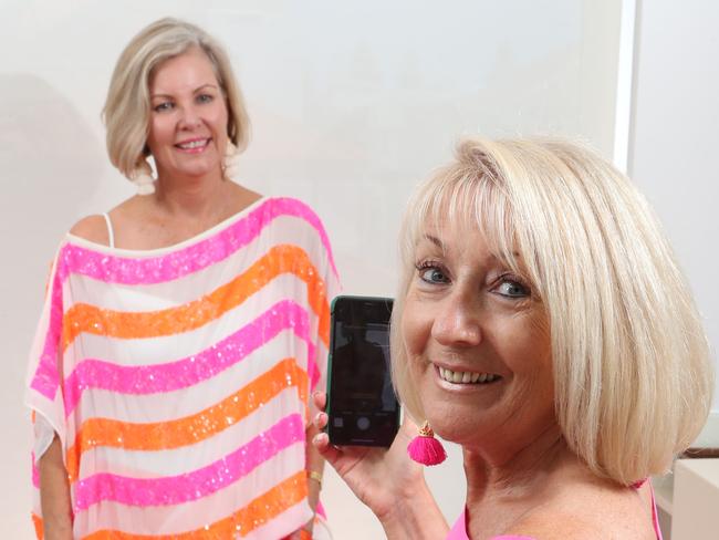 Linda Gowdie and her business partner Leanne Norris have been nominated for the Gold Coast Woman of the year Style award. The pair operate their own Instagram movement where they show how to style an outfit at any age. Picture Glenn Hampson