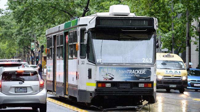 The cost of transport is far cheaper in Melbourne CBD. Picture: Lawrence Pinder