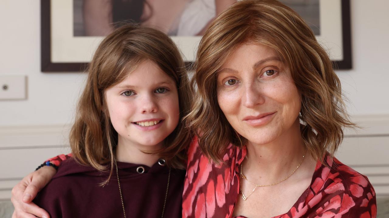 Alison Day pictured with her daughter Matilda (11) at their Balmian home in 2021. Picture: Damian Shaw