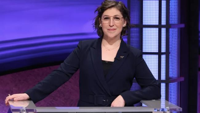 Mayim Bialik as host of Jeopardy!