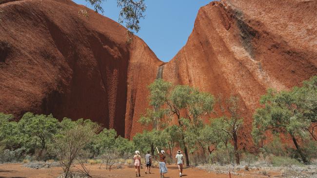 I think the sense of unrelentingly blue, of an Australian blue, encapsulating an aspect of summer life that I might recognise if I could indeed transport myself back in time to 30,000 years ago. Tourism NT/Salty Aura