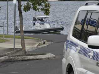 NSW Fisheries were at the scene of yesterday's incident when a car entered the Clarence River, Maclean. Picture: Adam Hourigan