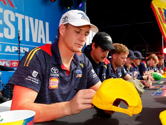 Jordan Dawson is listed as a MID only in 2024. Picture: Dylan Burns/AFL Photos via Getty Images