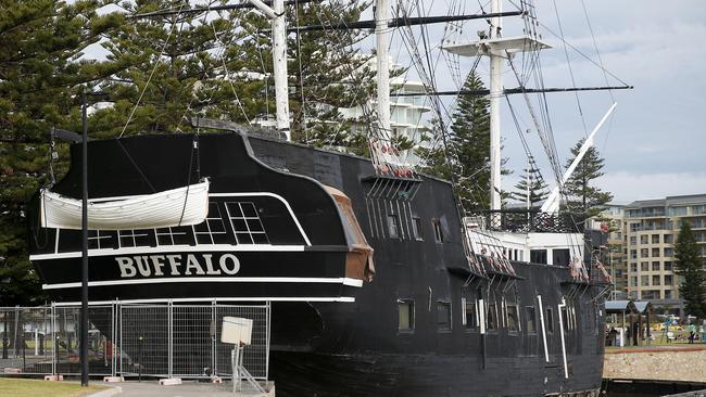 How the Buffalo, on the Patawalonga in Glenelg, looks now. Picture: Simon Cross