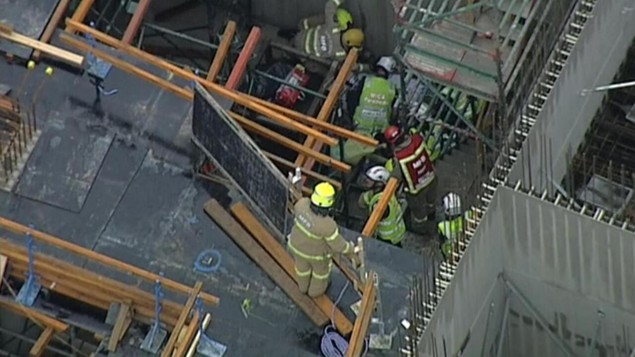 Construction worker suffers serious head injuries | Sky News Australia