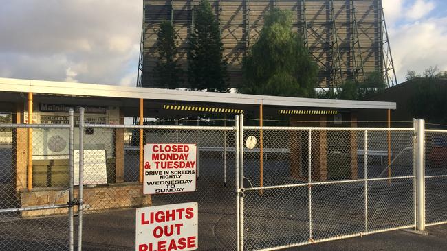 Owners of the Main Line drive-in at Gepps Cross have vowed to keep it open despite a fire which has destroyed much of its infrastructure. Picture: Mark Brake