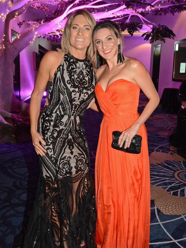 Margaret Milton and Sarah Bowers at Qld Tourism Awards at The Star Gold Coast. Picture: Regina King