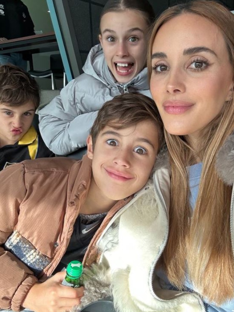 Judd with three of her four children. Picture: Instagram