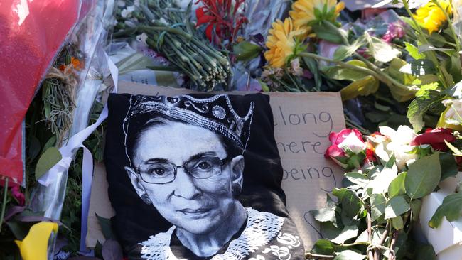 Imposing a filter of trans activism on Ruth Bader Ginsberg’s words is an abomination of her legacy. Picture: Getty