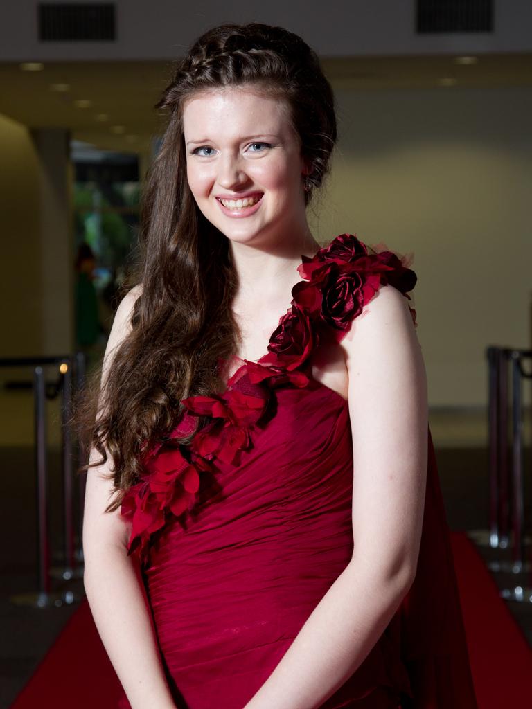 Abbey Bradhurst at the 2012 Kormilda College formal. Picture: SHANE EECEN / NT NEWS